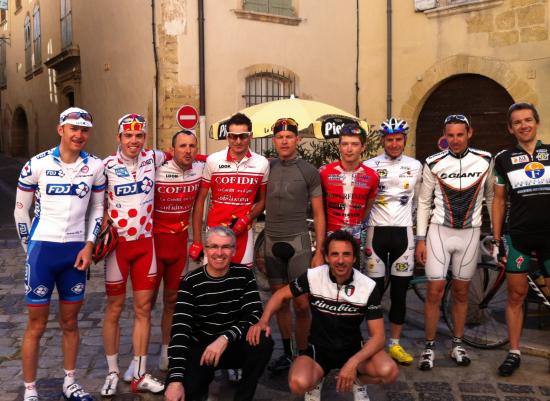 Sebstien KOSEK (GIANT) avec à gauche Rémy PAURIOL (FDJ)